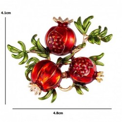 Twig with pomegranates - brooch