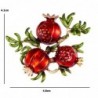 Twig with pomegranates - brooch