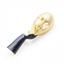 Personality style - face with hand - broochBrooches