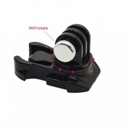 Quick release buckle - 360 degree rotate - vertical surface mount - for Xiaomi Yi / GoPro Hero 7/6/5/4/3 SJCAM SJ4000 camera