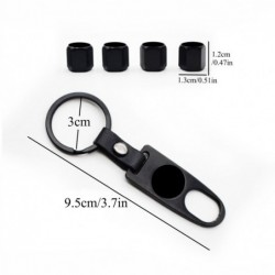 Car valve caps - anti theft - EU emblem - 5 pieces