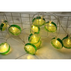 Fruits slices shaped string light - battery powered / USB - lemon / lime / orangeLights & lighting