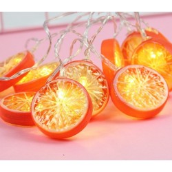 Fruits slices shaped string light - battery powered / USB - lemon / lime / orangeLights & lighting