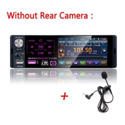 Car radio - 1 Din - RDS - microphone - USB - MP3 - MP5 - TF - ISO - in-dash multimedia player