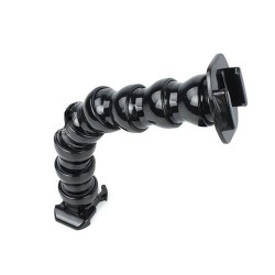 Jaws flex clamp mount - with flexible adjustable gooseneck - for GoPro Hero - Sjcam Yi 4K