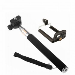Extendable handheld selfie stick monopod - mount adapter - for Xiaomi / iPhone / Samsung