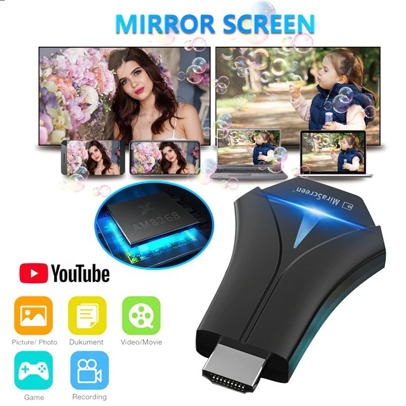 K12 - TV stick - adapter - Wifi receiver - HD dongle - AirPlay MiraCast