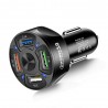 Car phone charger - quick charge 3.0 - 18W - with 2 - 3 - 4 USB ports
