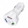 Car phone charger - quick charge 3.0 - 18W - with 2 - 3 - 4 USB ports