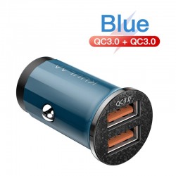 Mini - USB car phone charger - quick charge QC3.0 / PD 3.0 - type-C