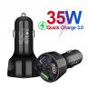 3 / 4 / 5 ports USB car phone charger - quick charge QC3.0