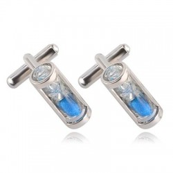 Hourglass shaped cufflinksCufflinks
