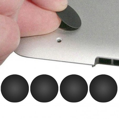 Bottom case cover - waterproof rubber - adhesive pads - for MacBook Pro A1278 - 4 pieces
