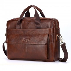 Leather shoulder / crossbody bag - large capacity