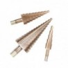 HSS coated step drill bit - 4-12mm / 4-20mm / 4-32 - wood / metal drilling