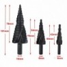 HSS cobalt step drills - nitrogen spiral - 4-32mm / 4-20mm / 4-12mm