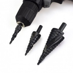HSS cobalt step drills - nitrogen spiral - 4-32mm / 4-20mm / 4-12mm