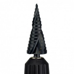 HSS cobalt step drills - nitrogen spiral - 4-32mm / 4-20mm / 4-12mm