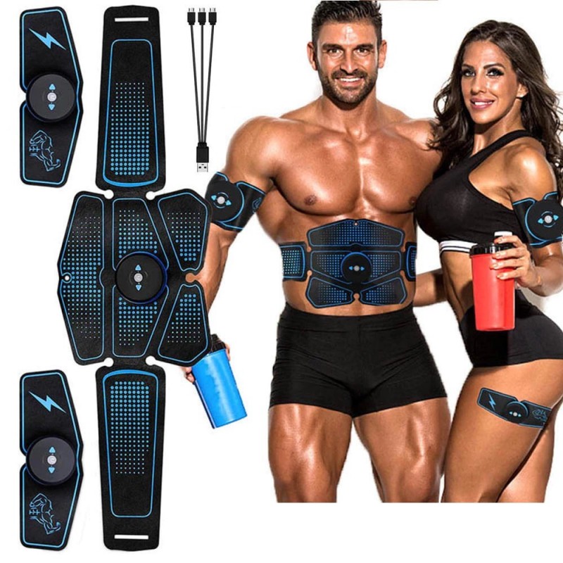 Abdominal / arms muscle training belt - EMS ABS trainer - home fitness Abdominal / arms muscle training belt - EMS ABS trainer - home fitness