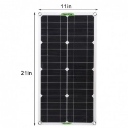 Solar panel kit - battery charger - dual USB - 250W - with controller - for car / yacht / Smartphones