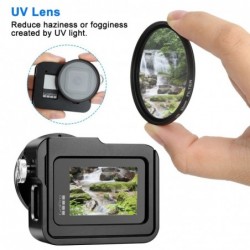 GoPro Hero 8 protective case - aluminum frame - with UV lens filter