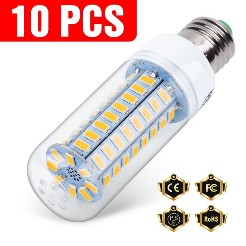 LED bulb - E14 - E27 - B22 - G9 - GU10 - 220V - 10 pieces