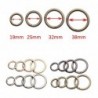 Spring O-ring buckle - round push trigger - hook - carabiner - 19mm - 25mm - 32mm - 38mm