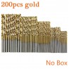 HSS twist drill bit set - 1mm / 1.5mm / 2mm / 2.5mm / 3mm - 100 - 200 pieces