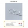 Pentagon earrings - geometric hyperbole - 925 sterling silverEarrings