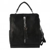 Leather backpack - shoulder bag