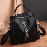 Leather backpack - shoulder bag