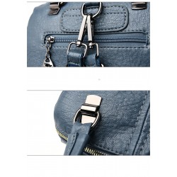 Multifunctional shoulder bag - leather backpack