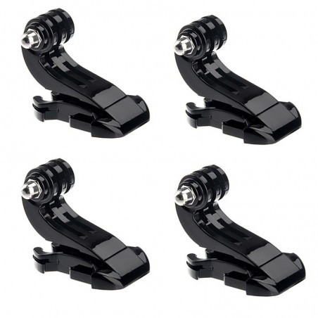 J-hook mount - buckle - quick release - for GoPro Hero Camera - 4 pieces