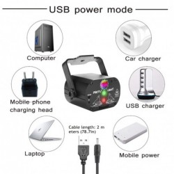 Mini disco light - projector - LED - RGB - for disco / parties / weddingsStage & events lighting