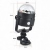 Crystal ball - stage light projector - RGB - LED - with remote / adjustable base - 5V - for disco / parties