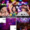 Crystal ball - stage light projector - RGB - LED - with remote / adjustable base - 5V - for disco / parties
