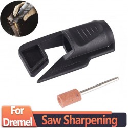 Saw sharpening attachment - tool sharpener adapter