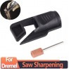Saw sharpening attachment - tool sharpener adapter