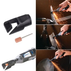 Saw sharpening attachment - tool sharpener adapter