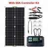 Solar panel kit - battery charger - dual USB - 250W - with controller - for car / yacht / Smartphones