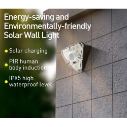 LED Solar light - outdoor wall lamp - PIR motion sensor - waterproofSolar lighting