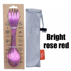 Titanium spoon / fork - ultralight - for camping / picnicSurvival tools