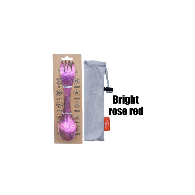 Titanium spoon / fork - ultralight - for camping / picnicSurvival tools