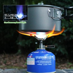 Portable gas stove - butane gas - for picnic / camping - BRS-3000t