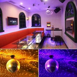 Bola de discoteca espelhada - giratória - reflexiva - 10cm / 15cm / 20cm / 25cm / 30cm