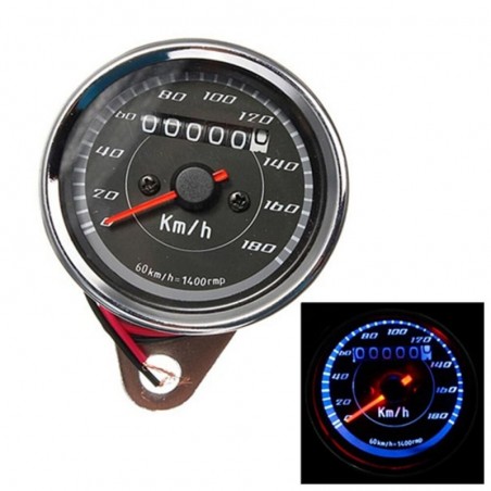 Motorcycle speedometer - dual LED backlight
