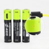 Lithium AAA batteries - USB rechargeable - quick charging - 1.5V - 600mAh - 2 / 4 pieces
