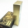 Poker playing cards - gold tinted dragon - transparent - waterproof