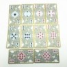 Poker playing cards - gold tinted dragon - transparent - waterproof