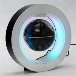 Floating / levitation magnetic globe - world map - night light - LED